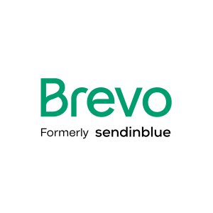 Logo textuel de l’outil Brevo sur le deal de Freelance Stack