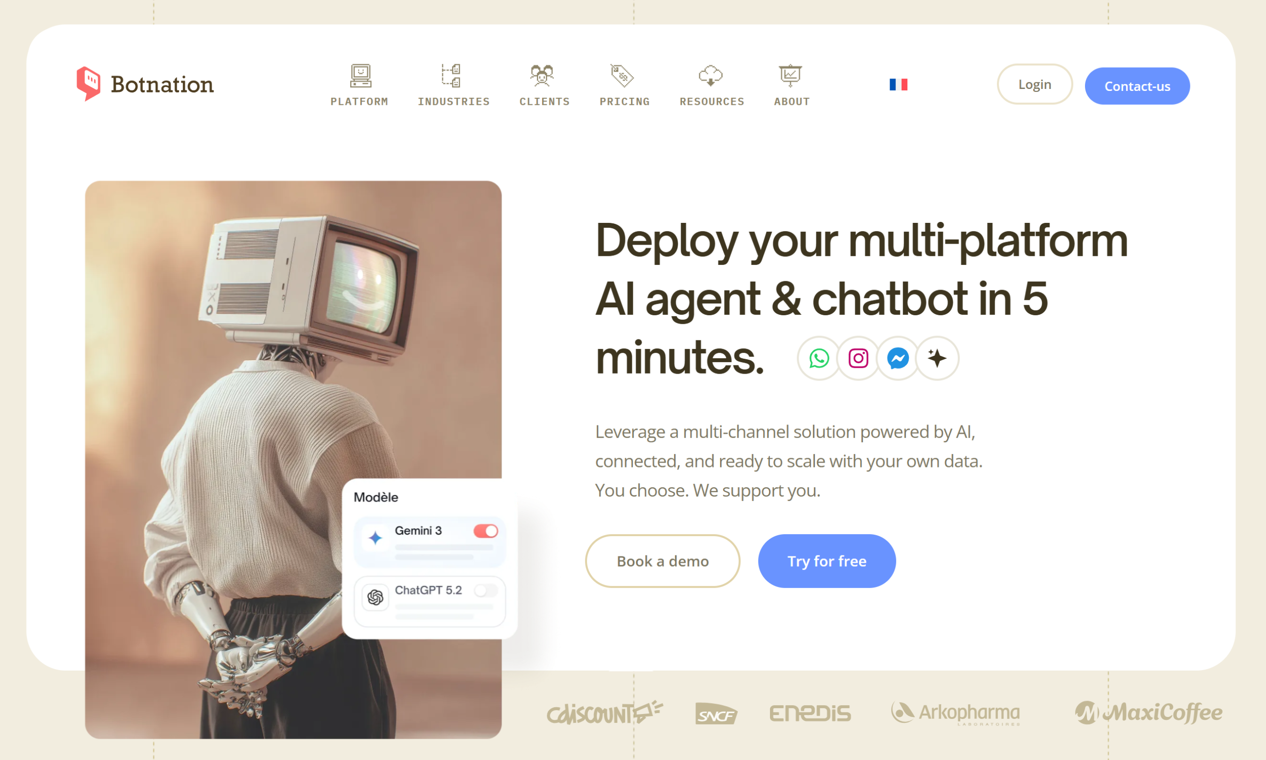 Illustration of Botnation on Freelance Stack's deal page