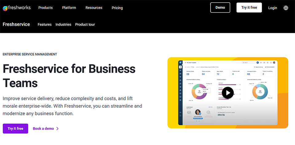 Illustration of Freshteam on Freelance Stack's deal page