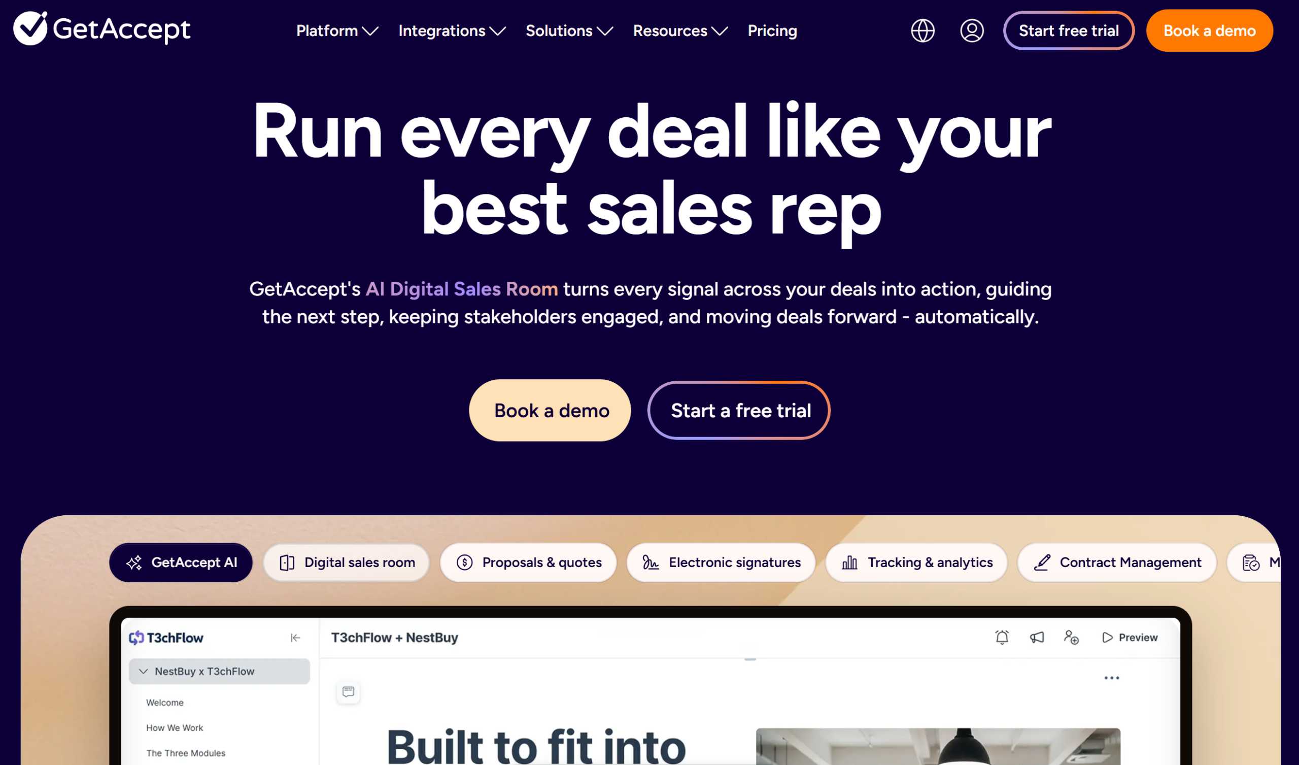 Illustration de GetAccept sur la page du deal de Freelance Stack
