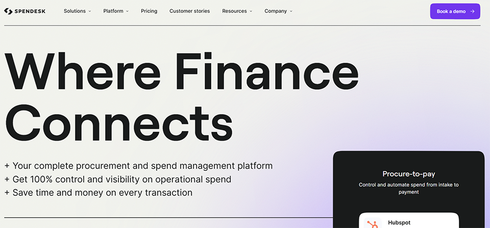 Illustration de Spendesk sur la page du deal de Freelance Stack