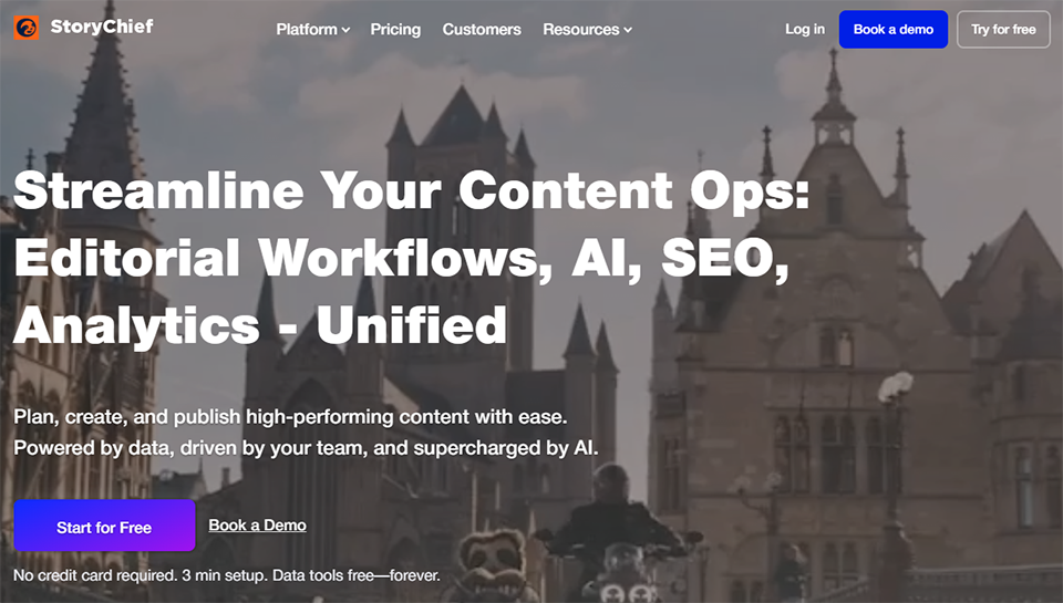 Illustration of StoryChief on Freelance Stack's deal page