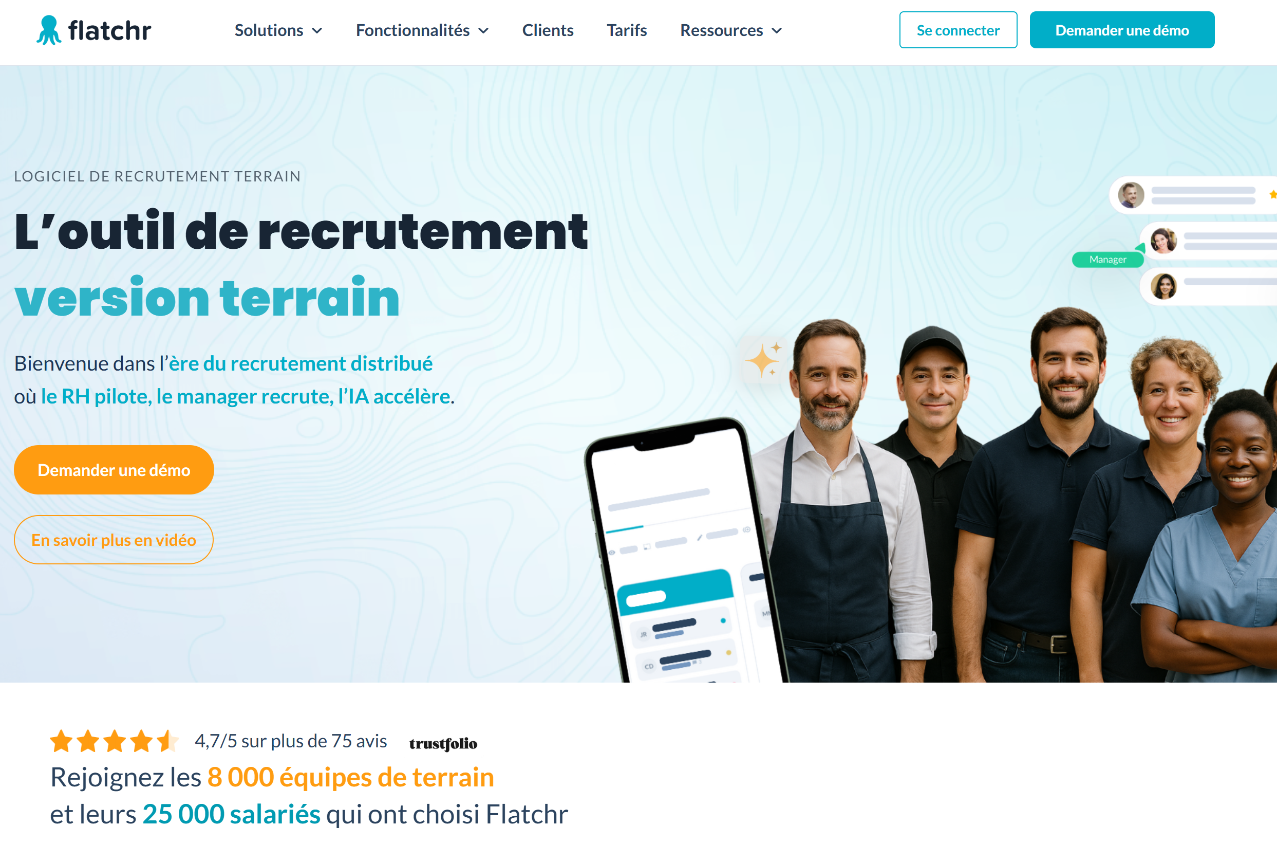 Illustration de Flatchr sur la page du deal de Freelance Stack
