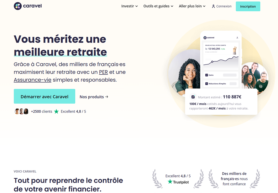 Illustration de Caravel sur la page du deal de Freelance Stack