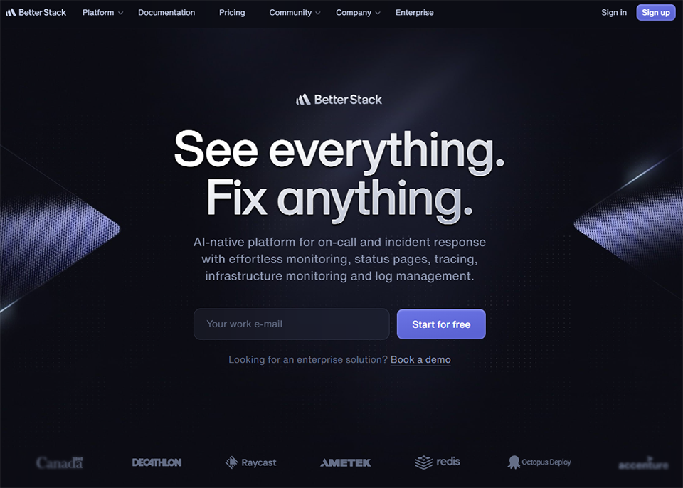 Illustration de Better Stack sur la page du deal de Freelance Stack