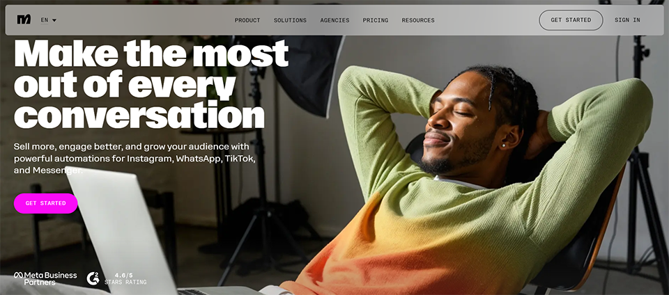 Illustration de Manychat sur la page du deal de Freelance Stack