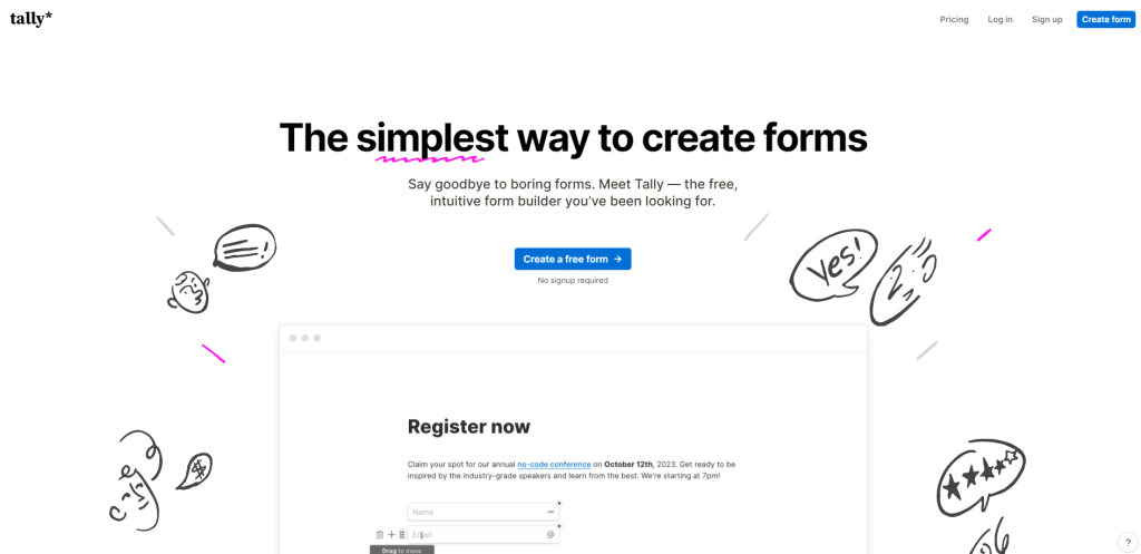 Illustration of Tally on the deal page of Freelance Stack