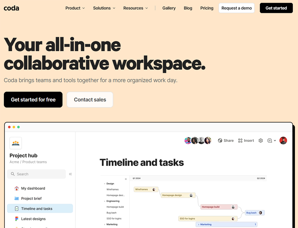 Illustration de Coda sur la page du deal de Freelance Stack