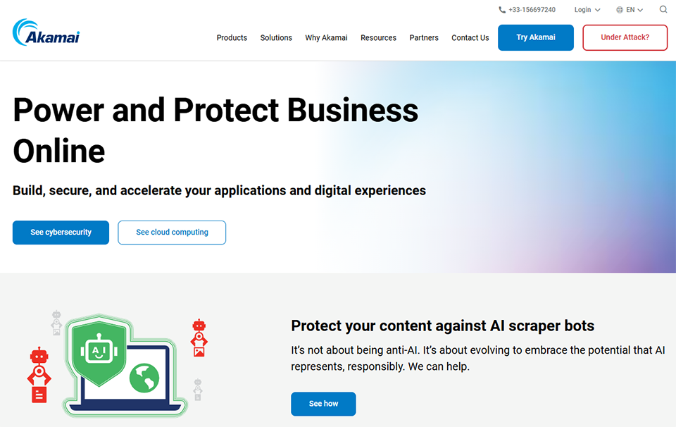 Illustration of Akamai on Freelance Stack's deal page
