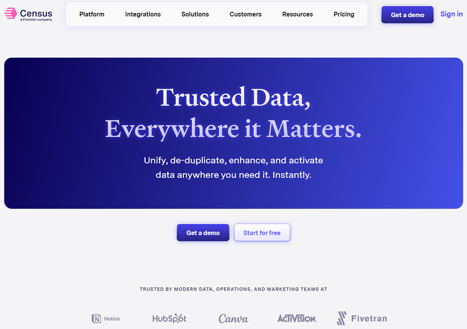 Illustration of Census on Freelance Stack's deal page