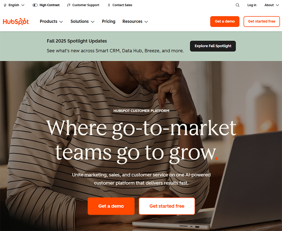 Illustration de HubSpot sur la page du deal de Freelance Stack