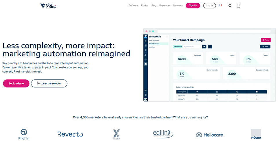 Illustration de Plezi One sur la page du deal de Freelance Stack