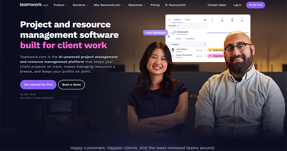 Illustration de TeamWork sur la page du deal de Freelance Stack