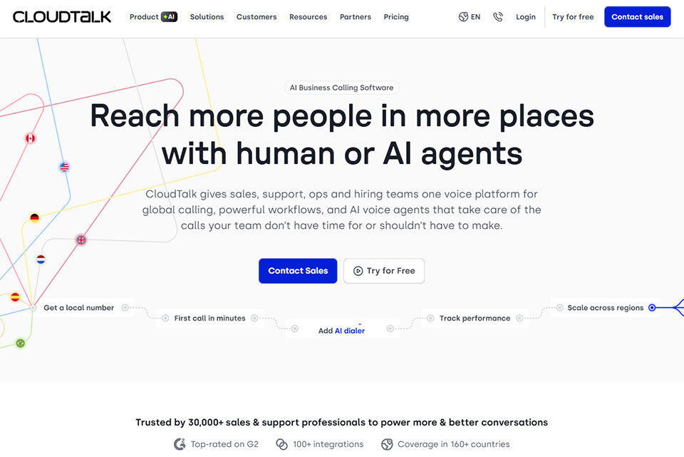 Illustration de CloudTalk sur la page du deal de Freelance Stack