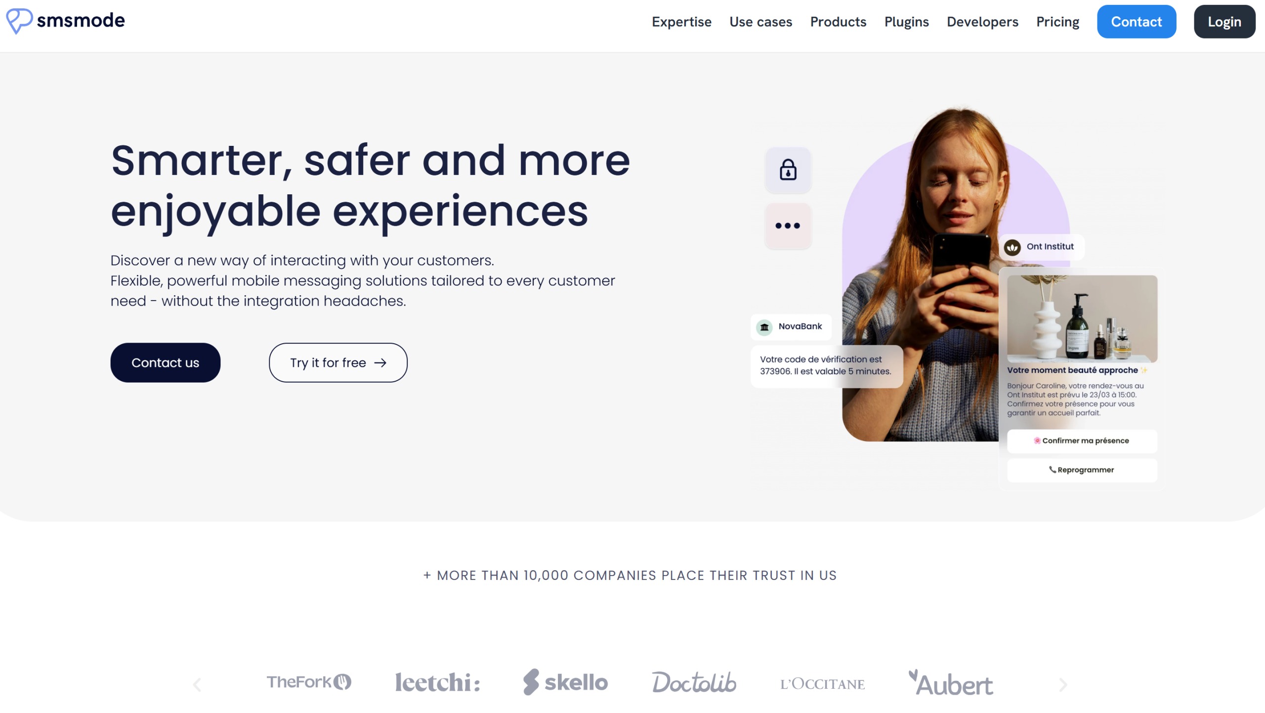 Illustration de SmsMode sur la page du deal de Freelance Stack