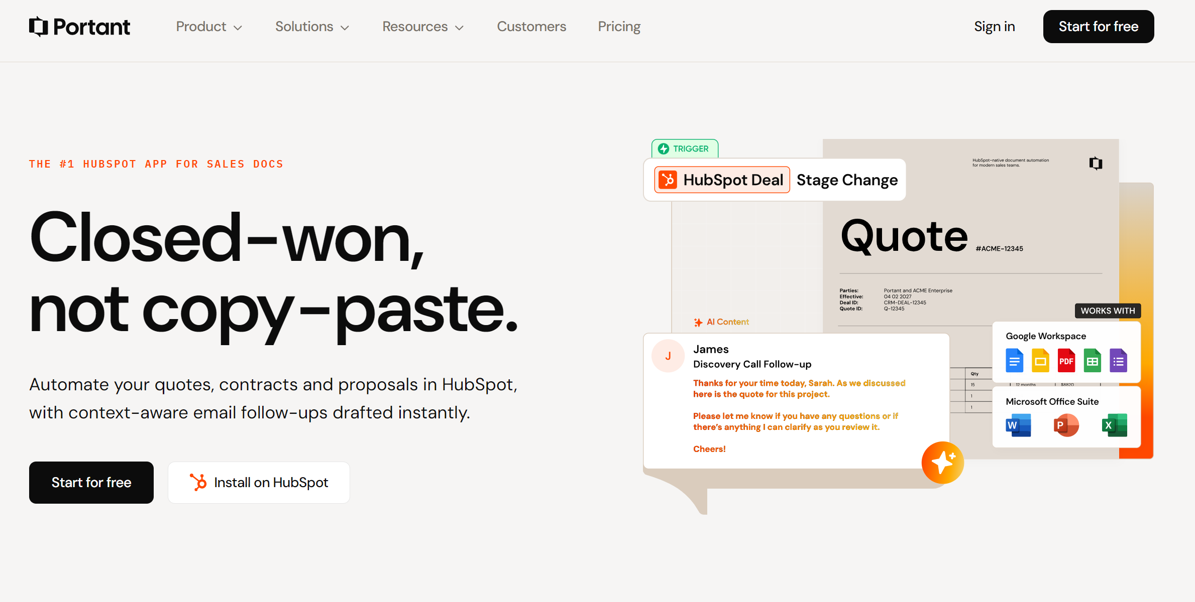 Illustration de Portant sur la page du deal de Freelance Stack