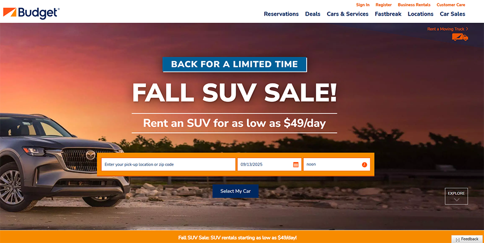 Illustration de Budget Location sur la page du deal de Freelance Stack