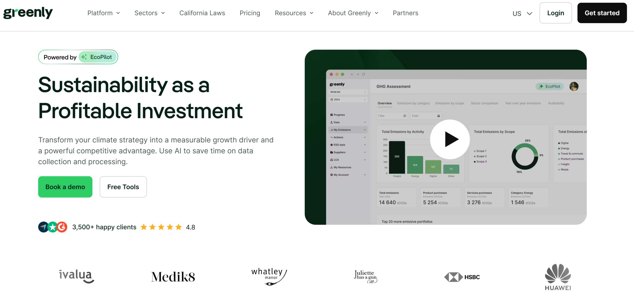 Illustration de Greenly sur la page du deal de Freelance Stack