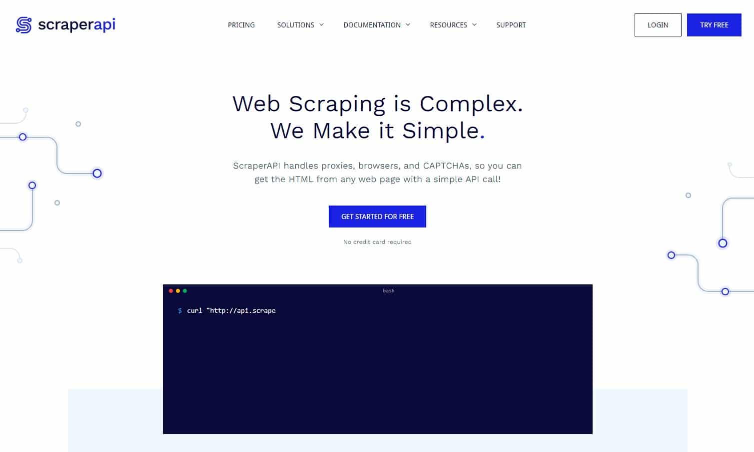 Illustration de ScraperAPI sur la page du deal de Freelance Stack