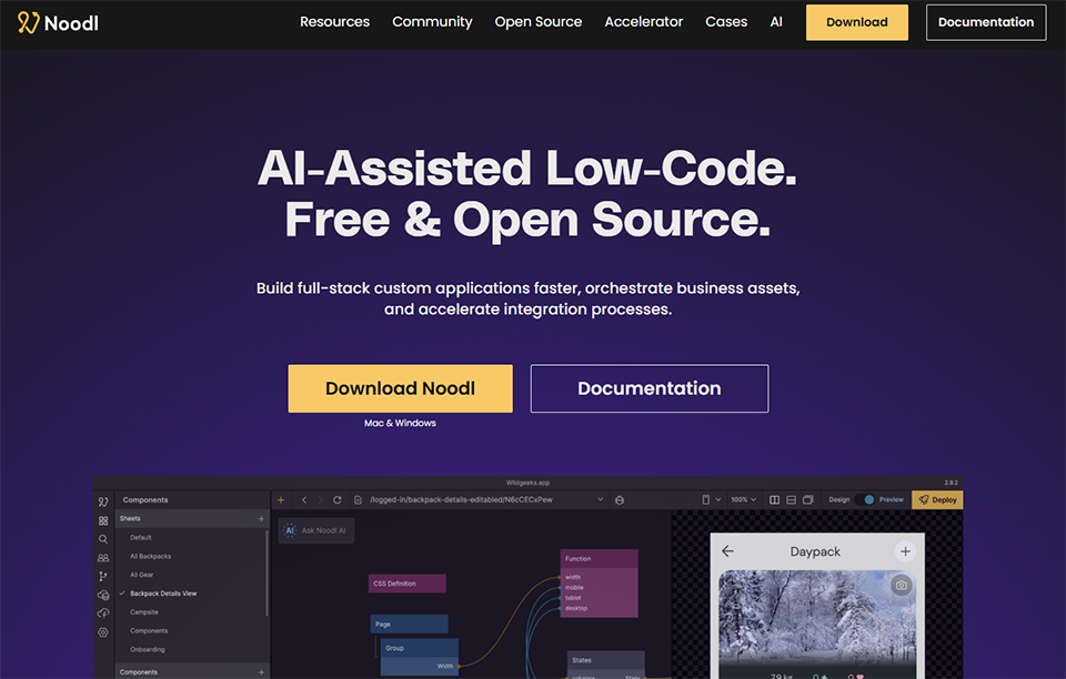 Illustration of Noodl on Freelance Stack's deal page