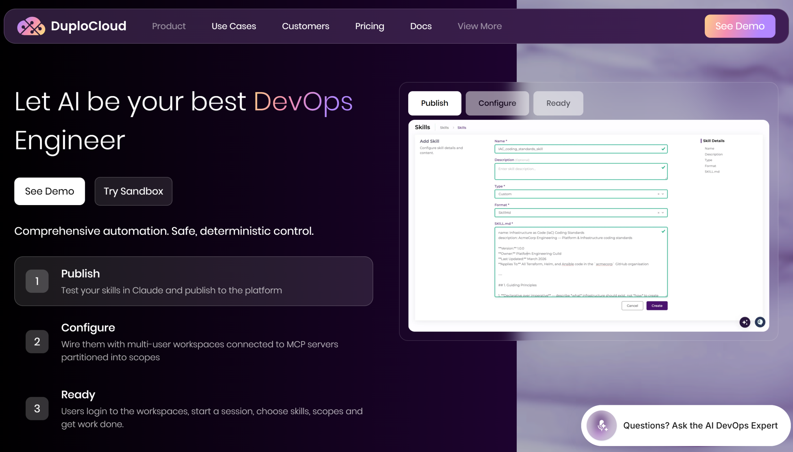 Illustration of DuploCloud on Freelance Stack's deal page