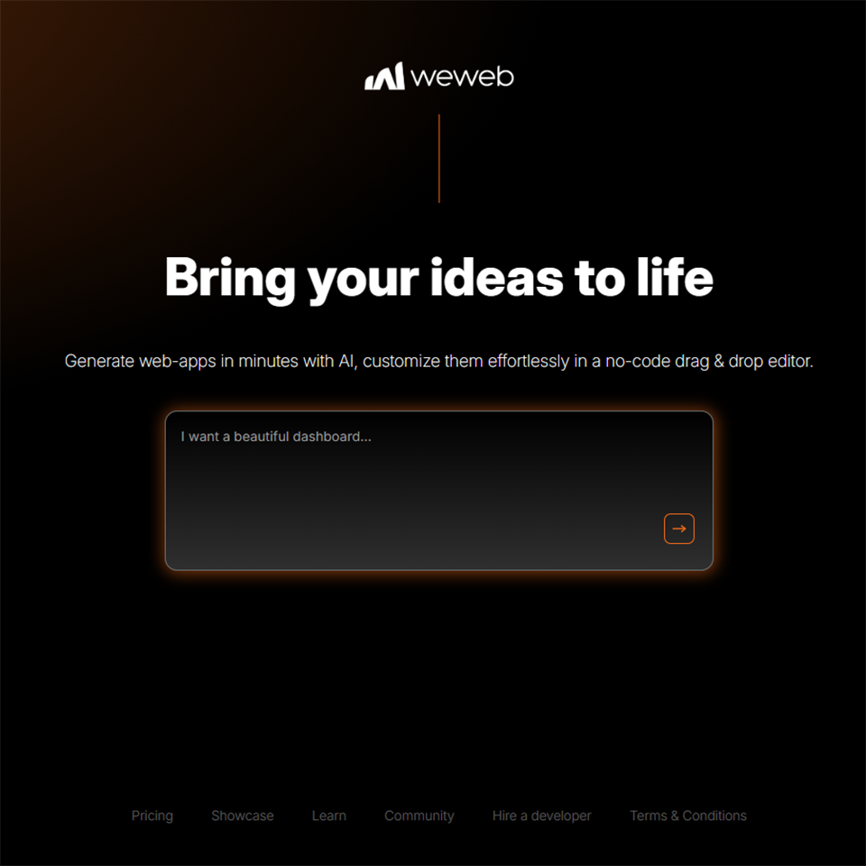 Illustration de WeWeb sur la page du deal de Freelance Stack