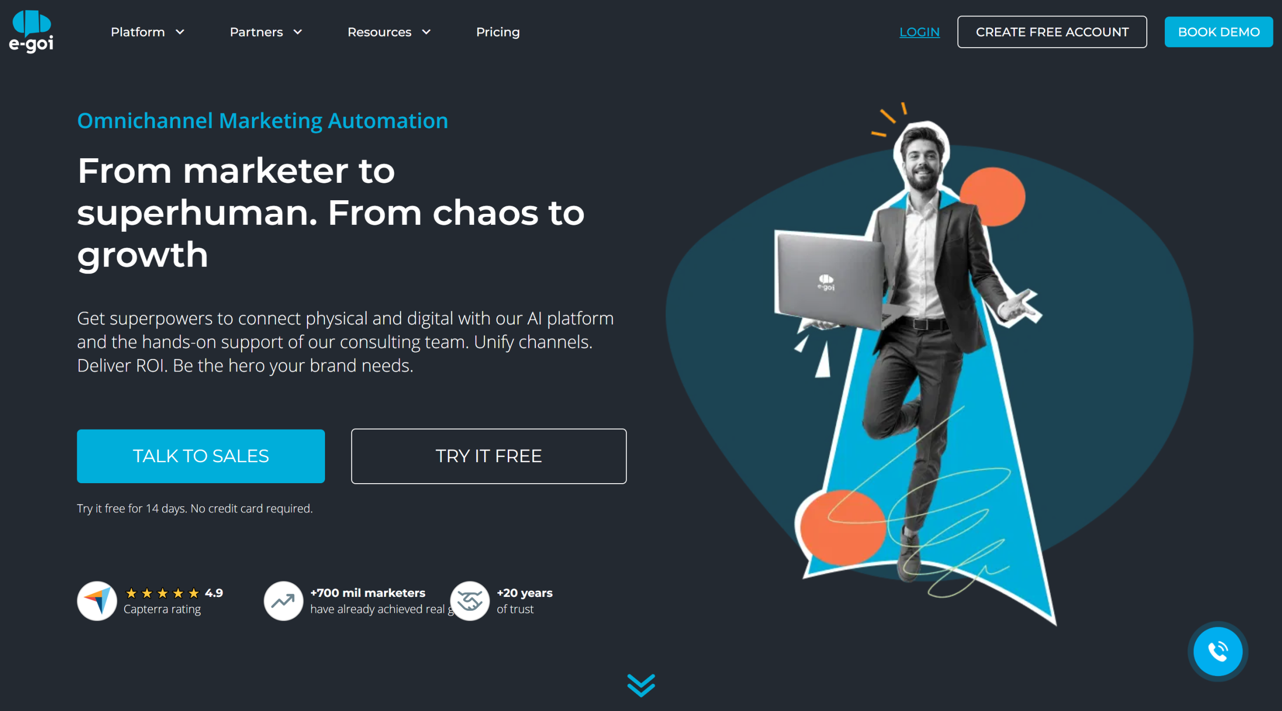 Illustration de E-goi sur la page du deal de Freelance Stack