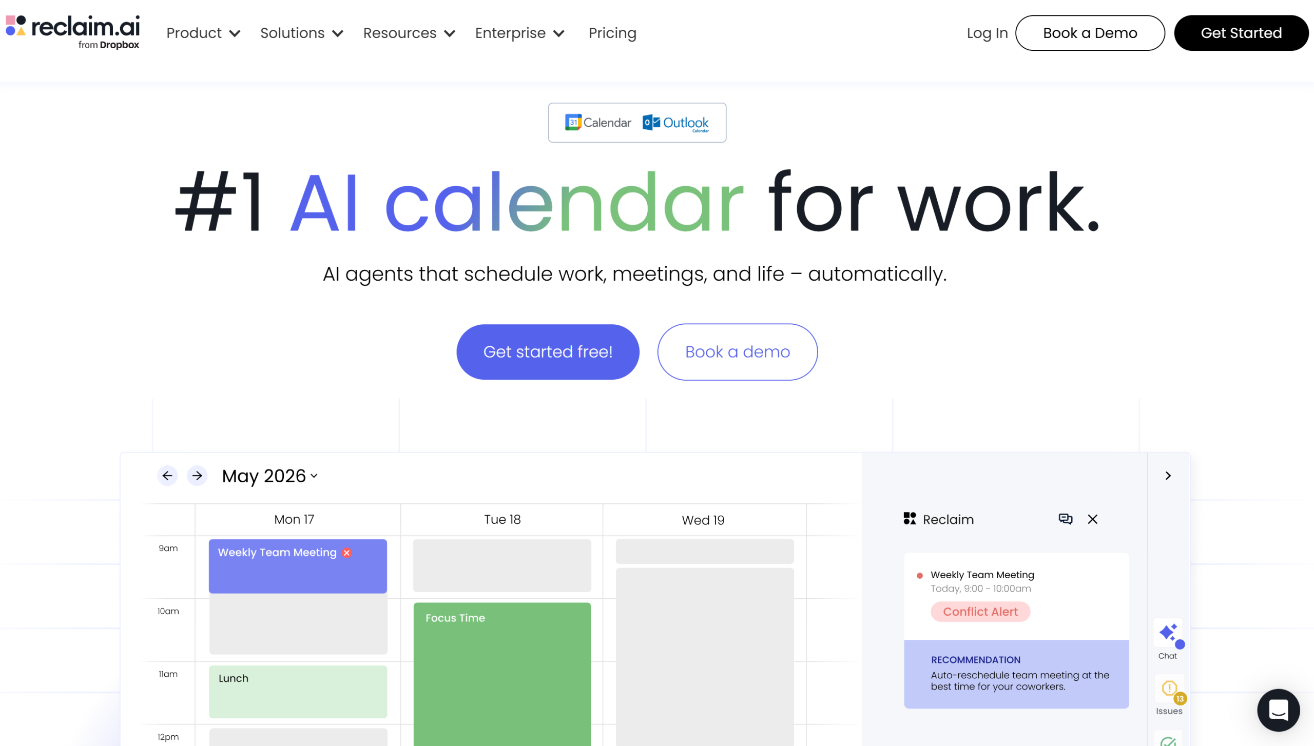 Illustration of Reclaim on Freelance Stack's deal page