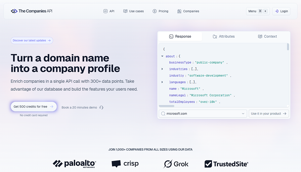 Illustration of The Companies API on Freelance Stack's deal page