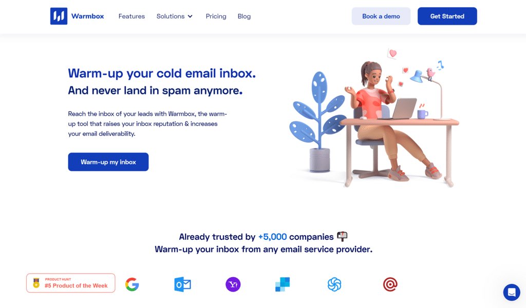 Ilustración de Warmbox en la página de la oferta Freelance Stack