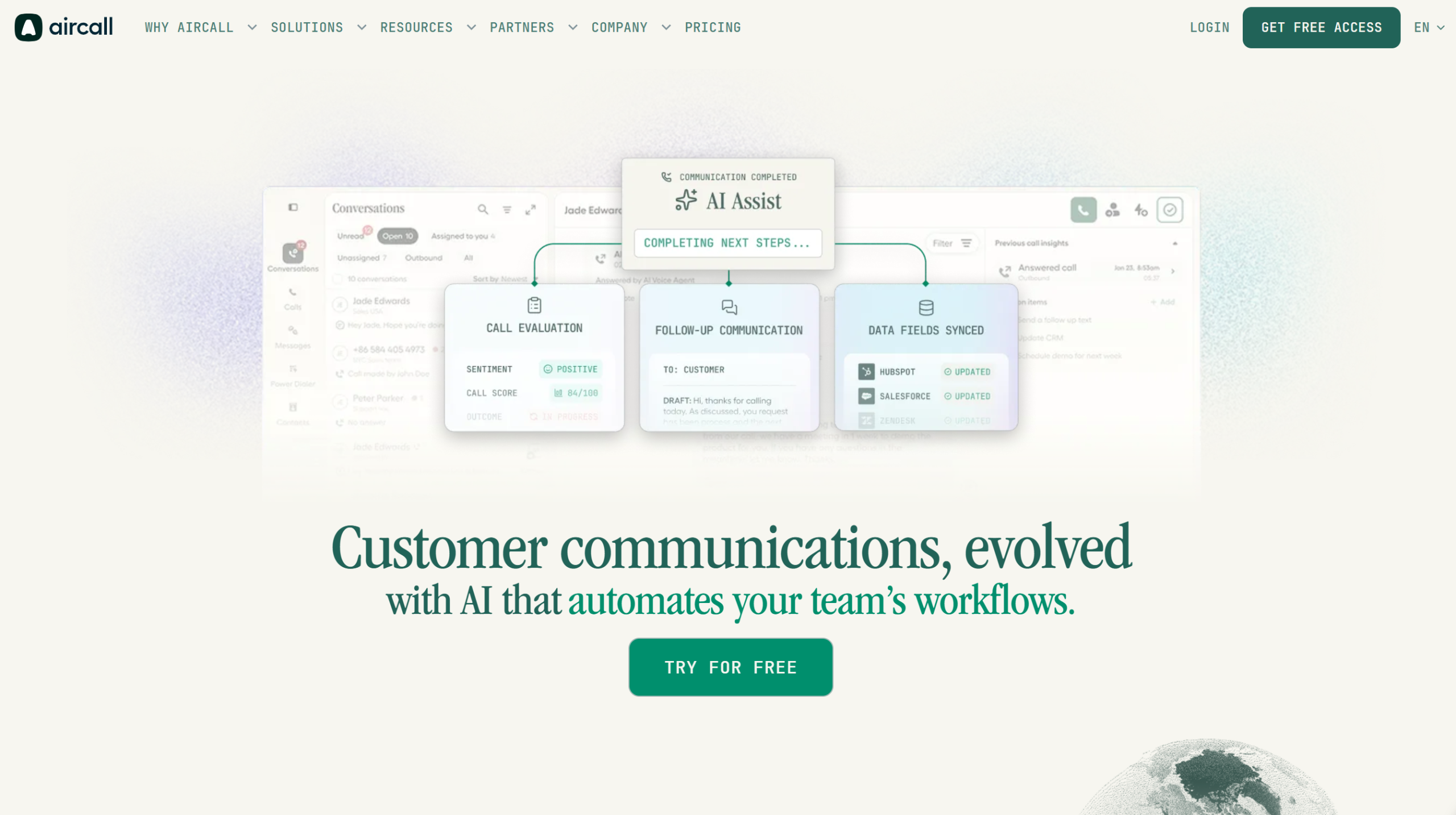 Illustration de Aircall sur la page du deal de Freelance Stack