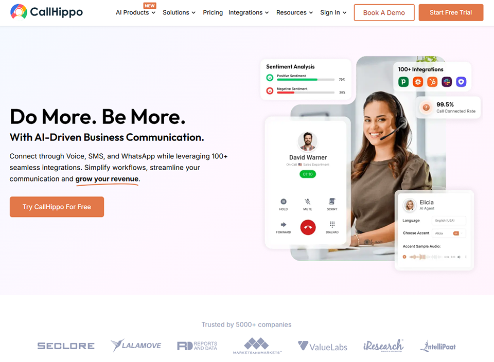Illustration de CallHippo sur la page du deal de Freelance Stack