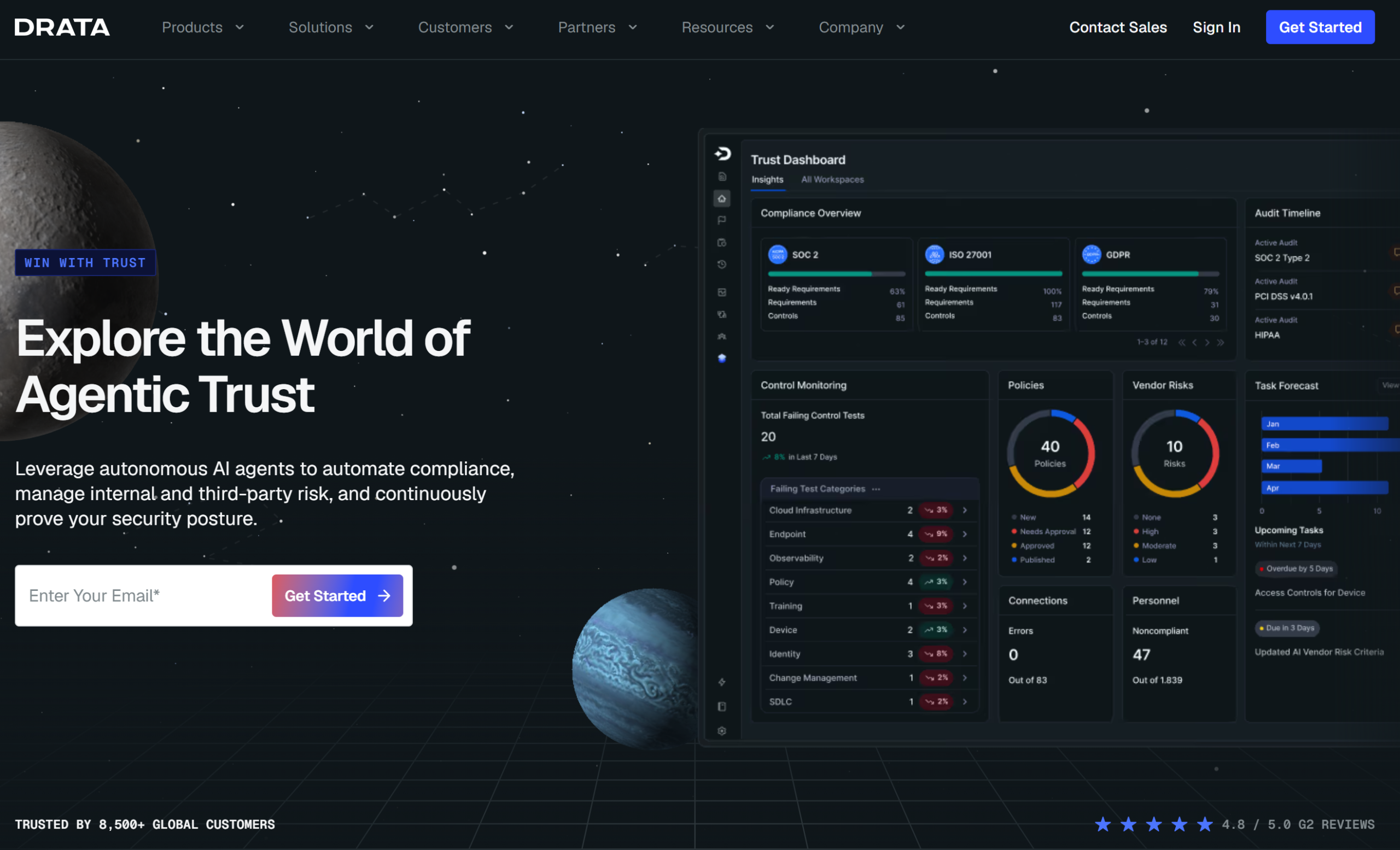 Illustration de Drata sur la page du deal de Freelance Stack