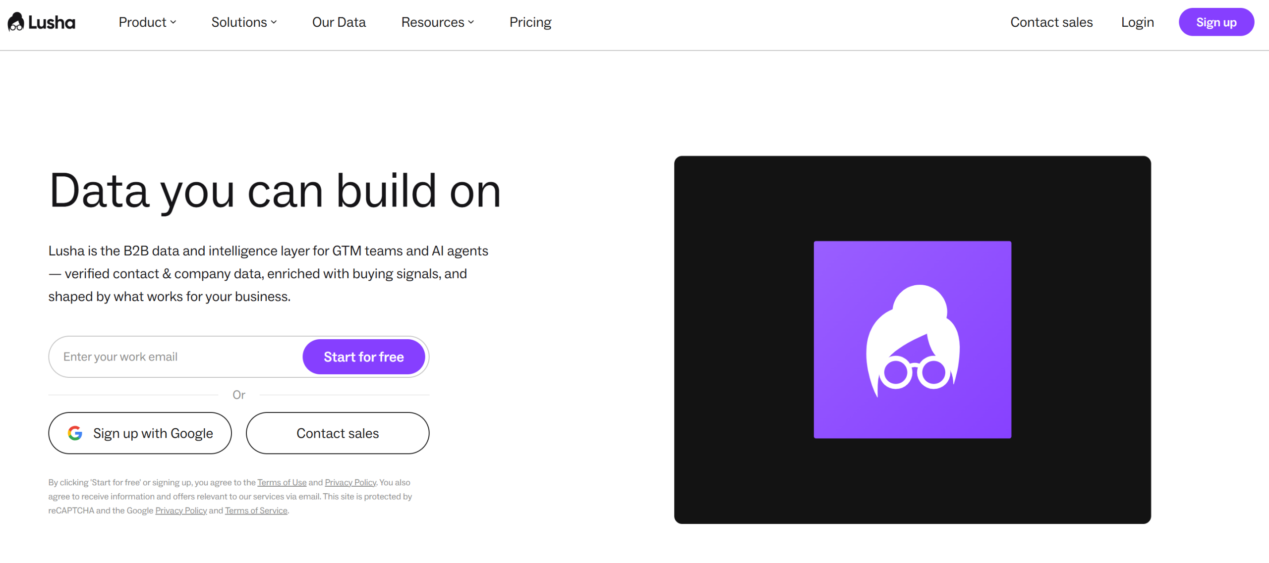 Illustration de Lusha sur la page du deal de Freelance Stack