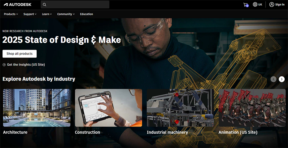 Illustration de Autodesk sur la page du deal de Freelance Stack
