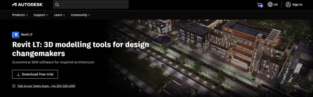 Illustration de Revit LT sur la page du deal de Freelance Stack