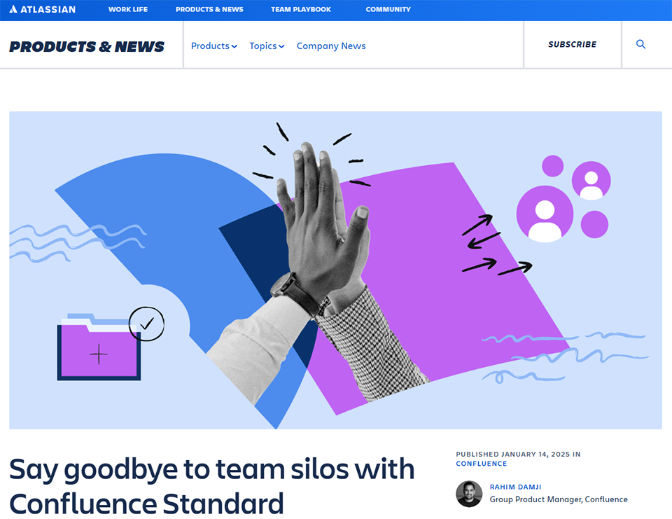 Illustration de Confluence sur la page du deal de Freelance Stack