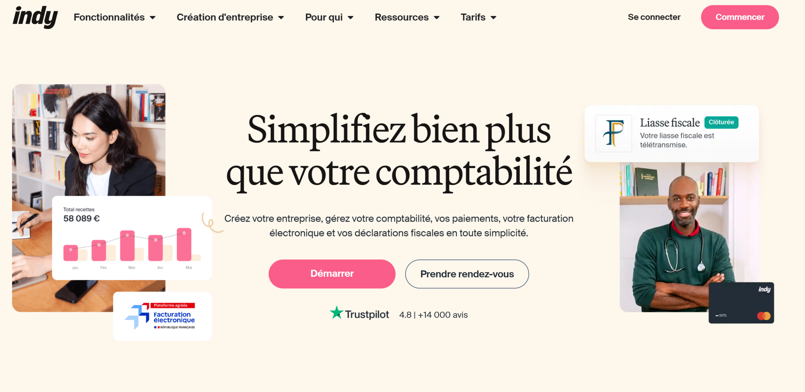 Illustration de Indy sur la page du deal de Freelance Stack