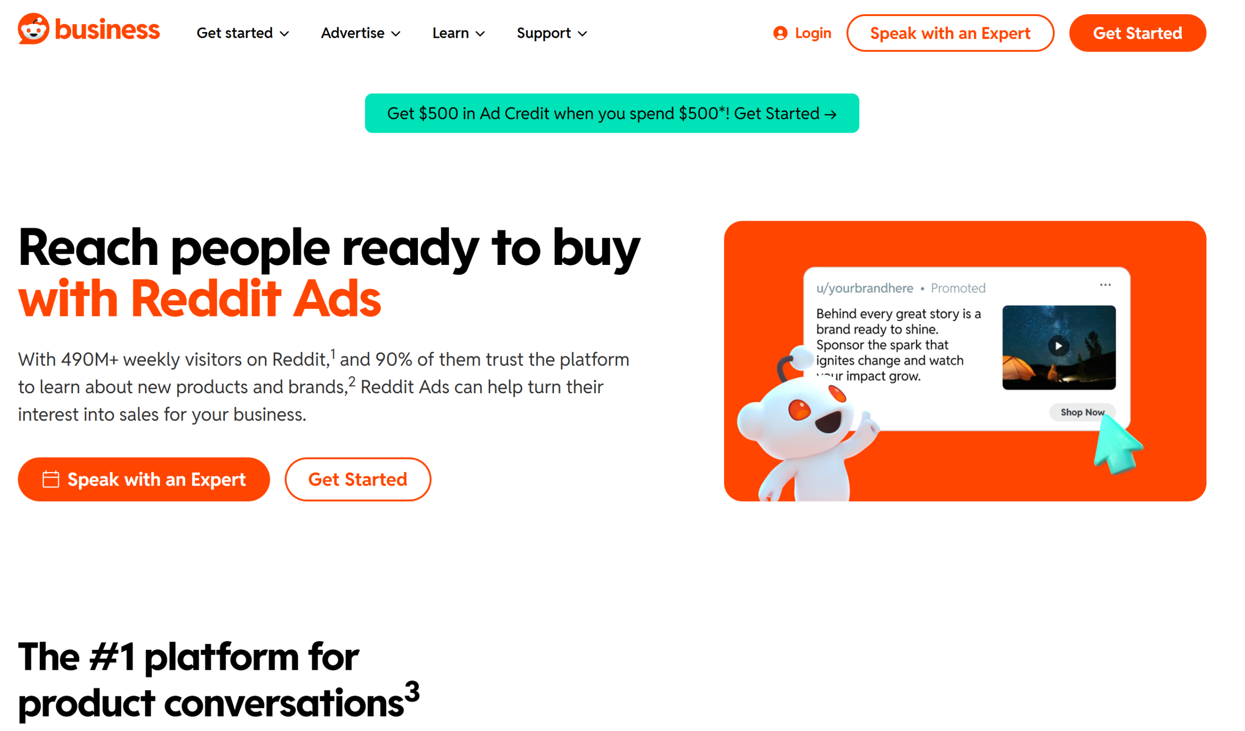 Illustration de Reddit Ads sur la page du deal de Freelance Stack