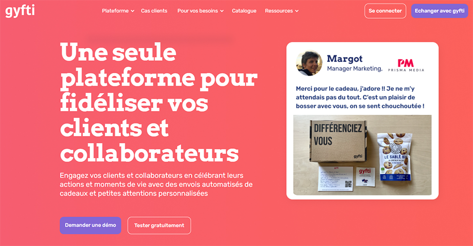 Illustration de Gyfti sur la page du deal de Freelance Stack