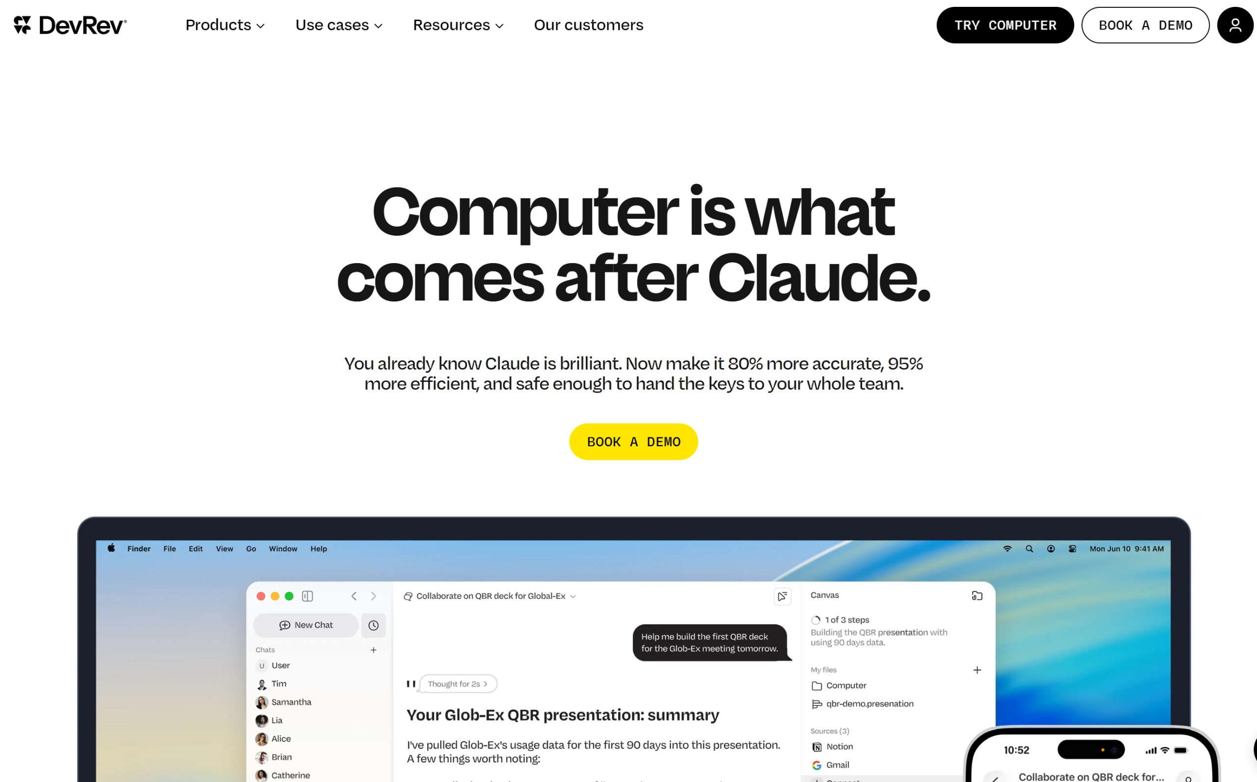 Illustration de DevRev sur la page du deal de Freelance Stack