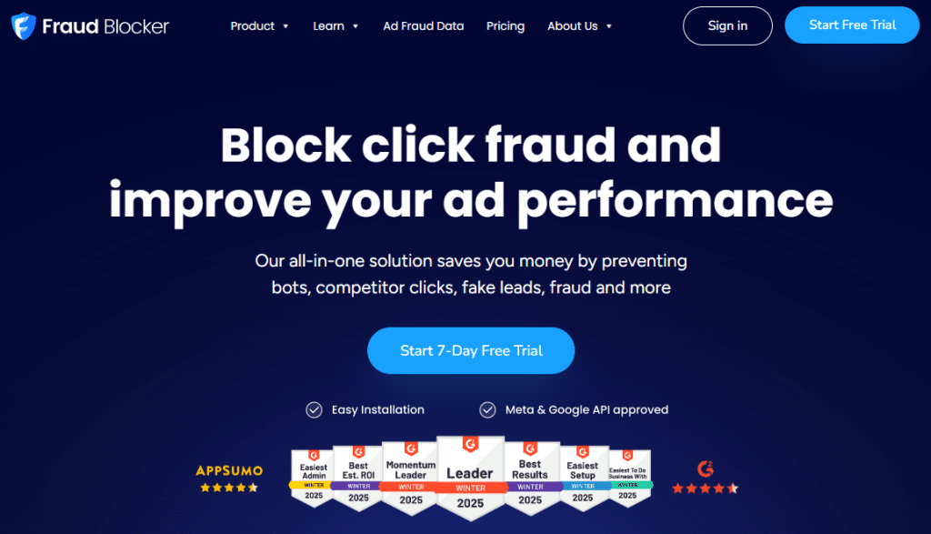 Illustration von Fraud Blocker auf der Angebotsseite Freelance Stack