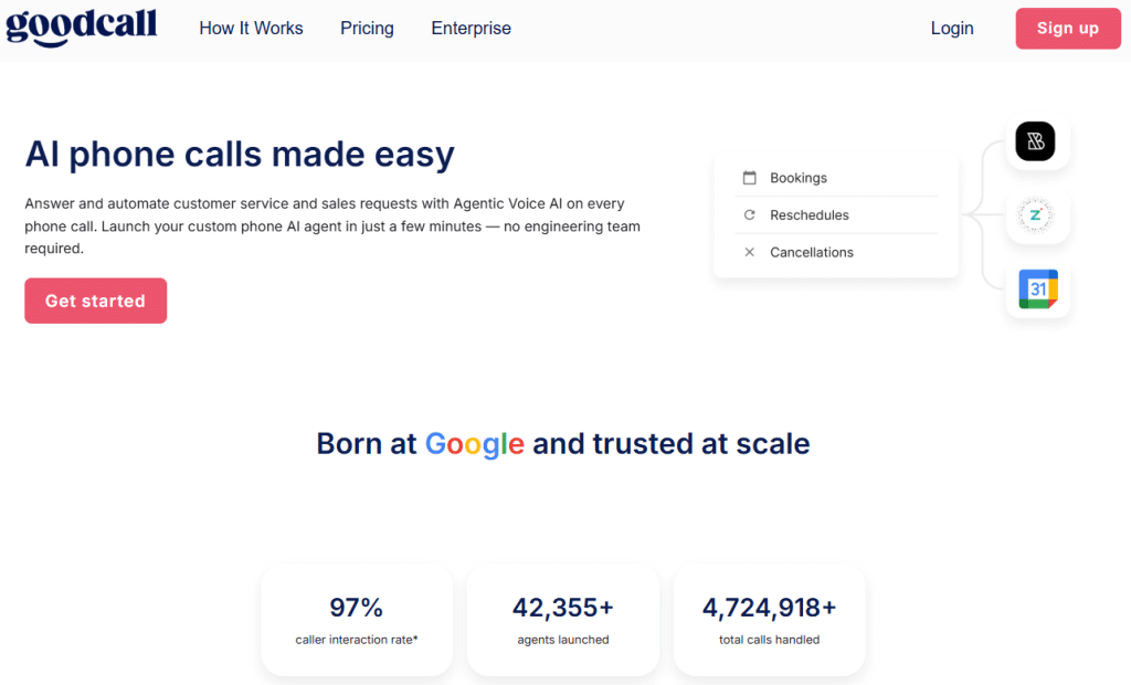 Illustration de Goodcall sur la page du deal de Freelance Stack
