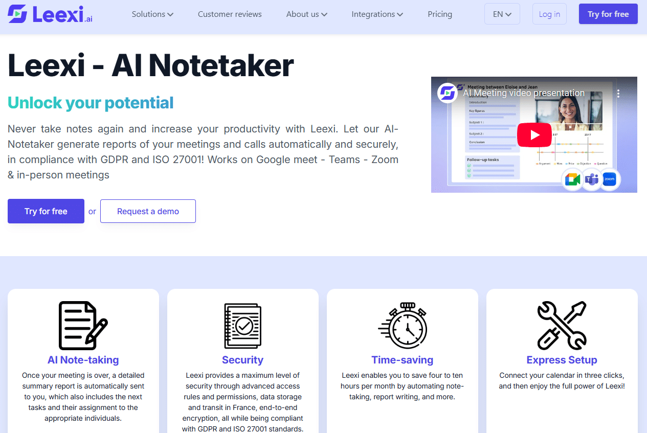 Illustration de Leexi sur la page du deal de Freelance Stack