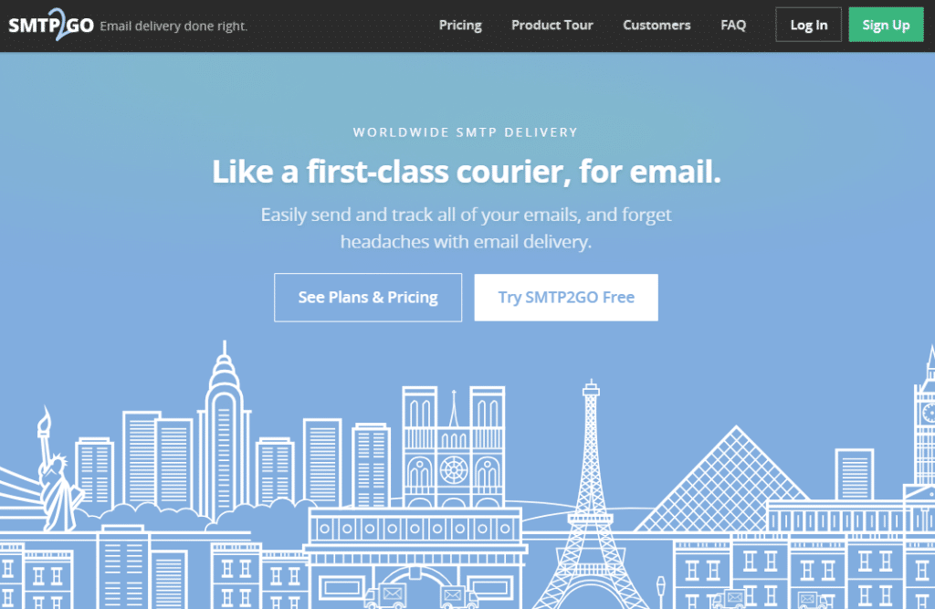 Illustration of SMTP2GO on Freelance Stack's deal page
