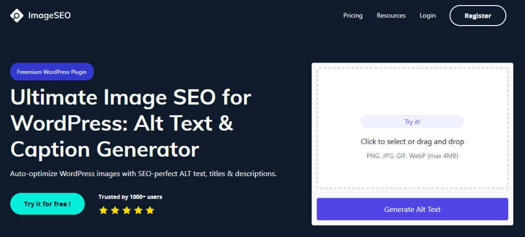 Illustration de ImageSEO sur la page du deal de Freelance Stack