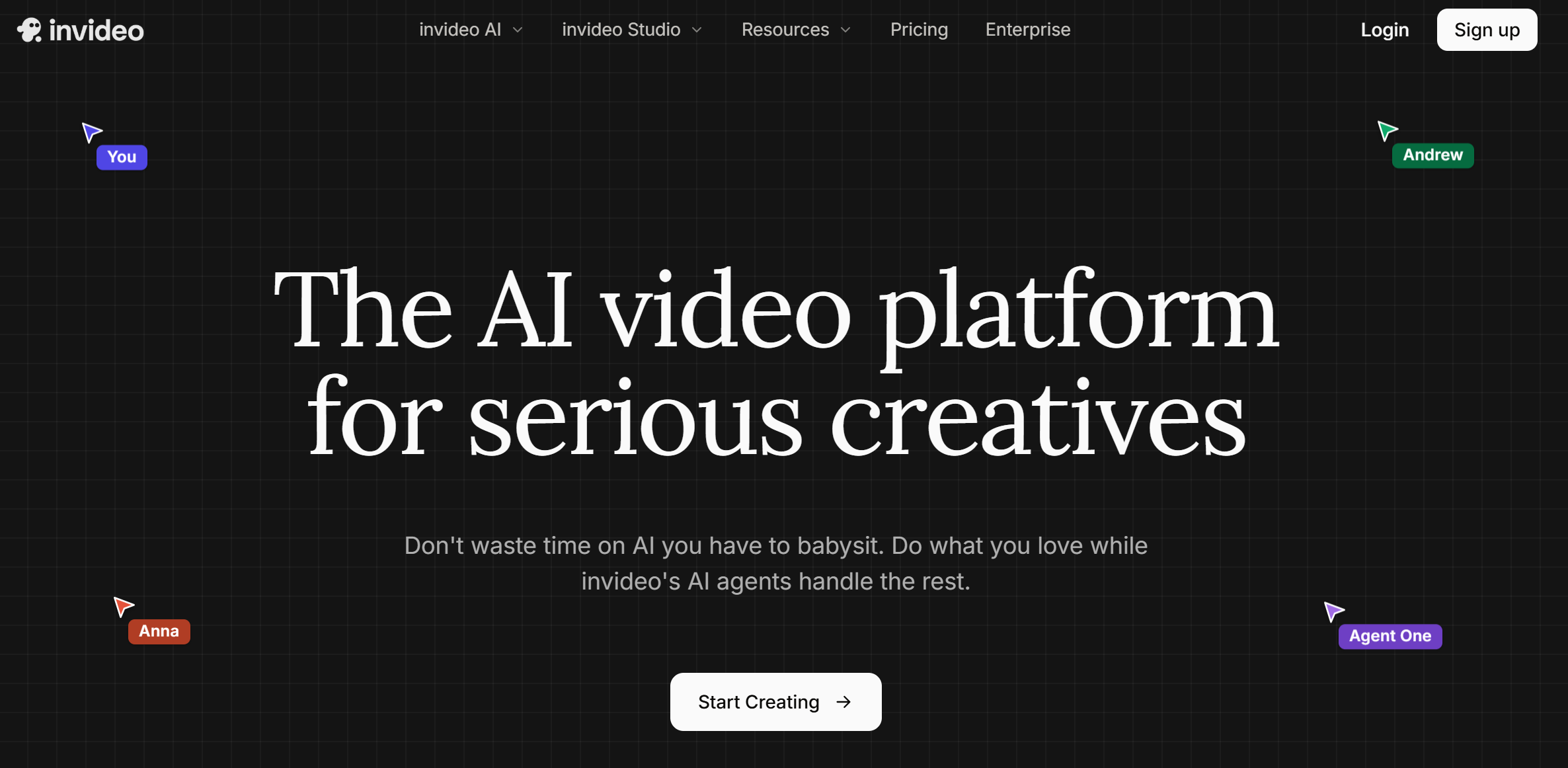 Illustration de Invideo sur la page du deal de Freelance Stack