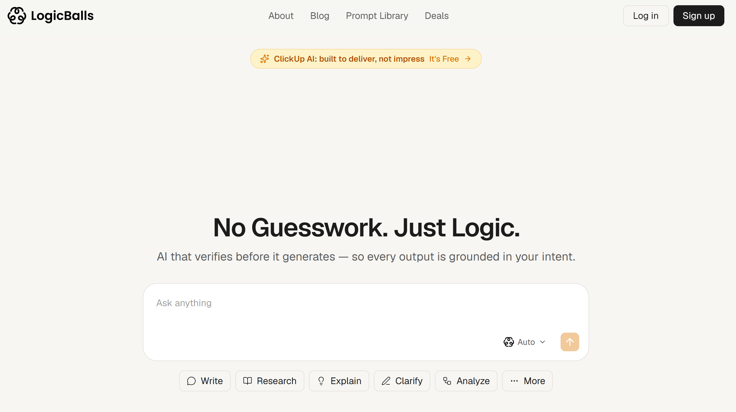 Illustration de LogicBalls sur la page du deal de Freelance Stack