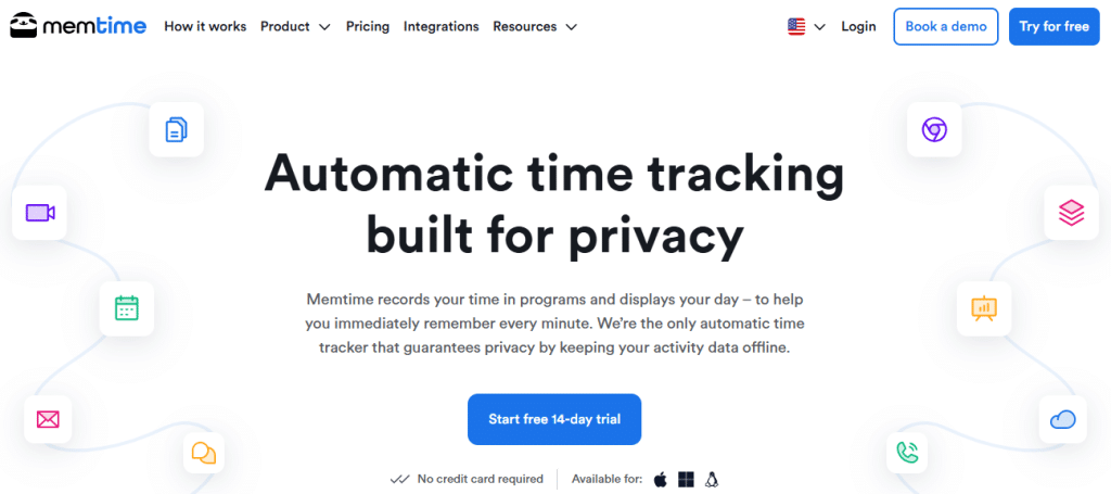 Illustration de MemTime sur la page du deal de Freelance Stack