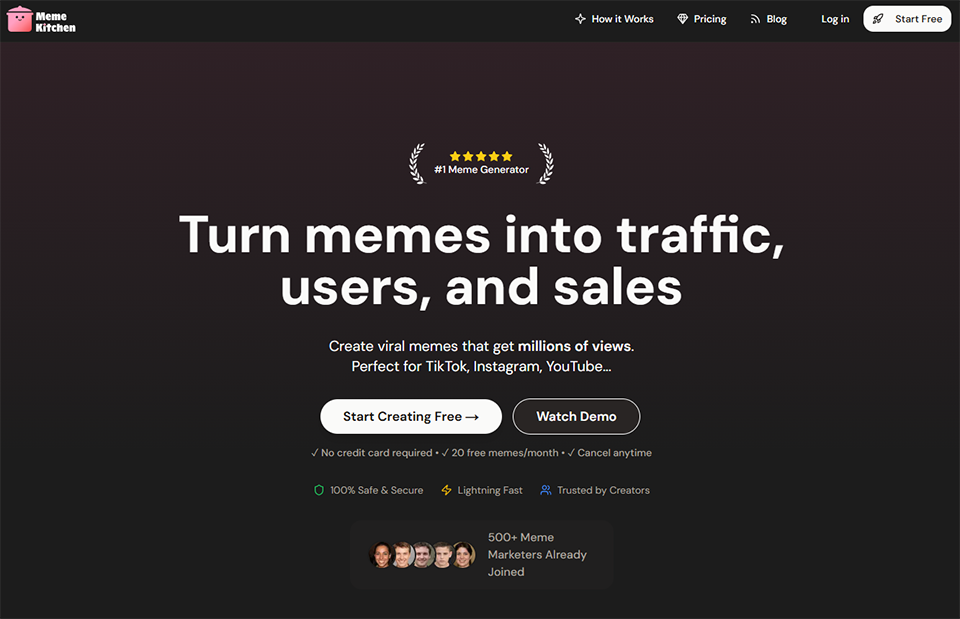 Illustration of Meme Kitchen on Freelance Stack's deal page
